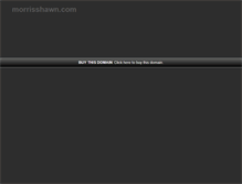 Tablet Screenshot of morrisshawn.com